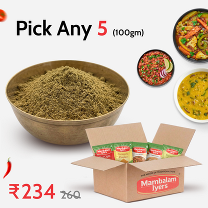 PICK ANY 5 (Masalas)