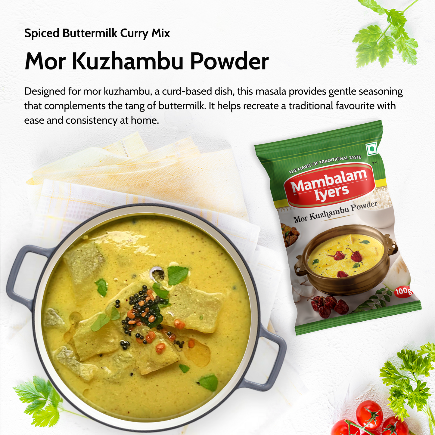 Mor Kuzhambu Powder (100 gms)