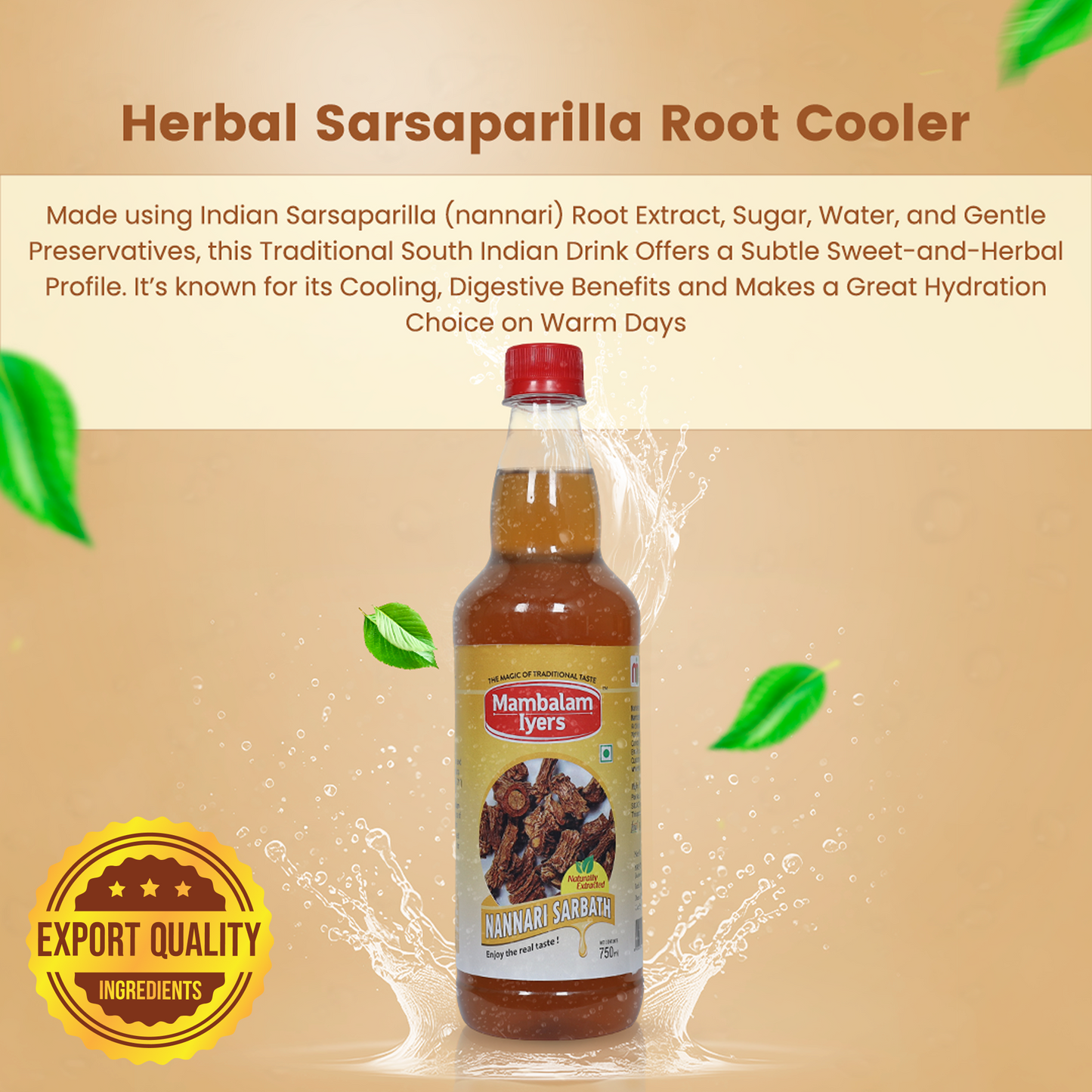 Nannari Sarbath (700 Ml)