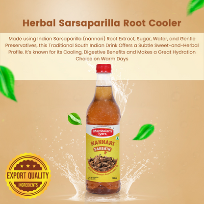 Nannari Sarbath (700 Ml)