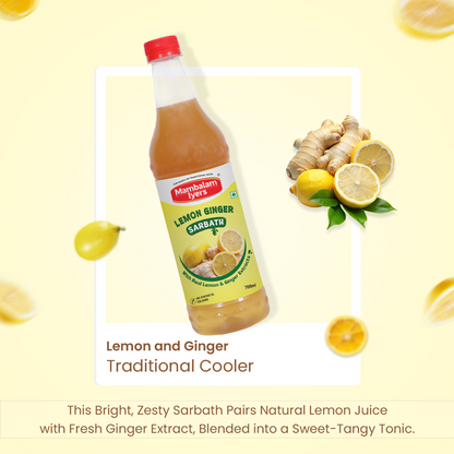 Lemon Ginger Sarbath (700 Ml)