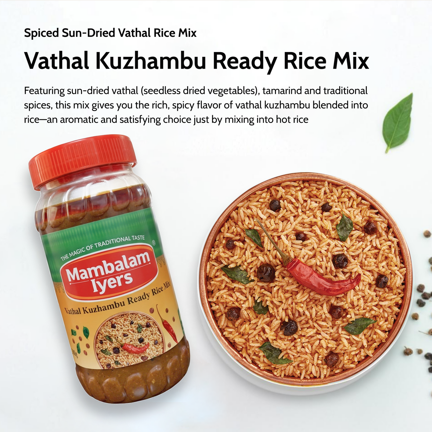 Vathal Kuzhambu Ready Rice Mix