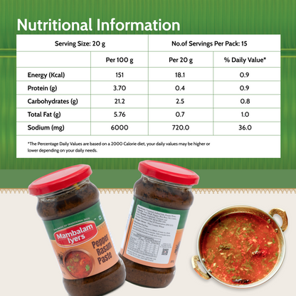 Pepper Rasam Paste (300 gms)