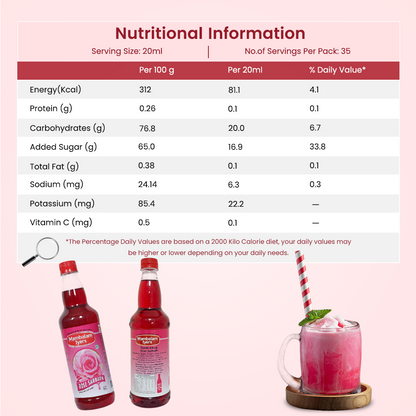 Rose Sarbath (700 Ml)