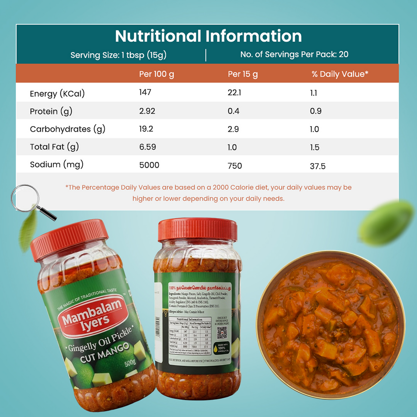 Cut Mango Pickle