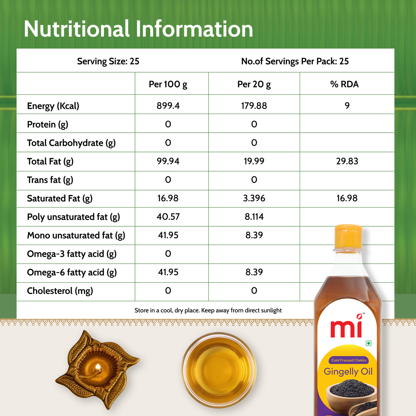 Gingelly Oil