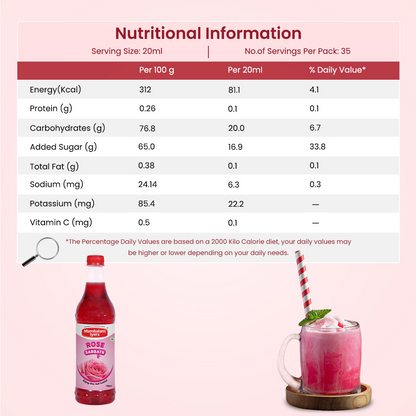Rose Sarbath (700 Ml)