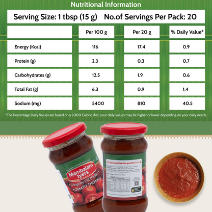 Tomato Thokku Pickle (300 gms)