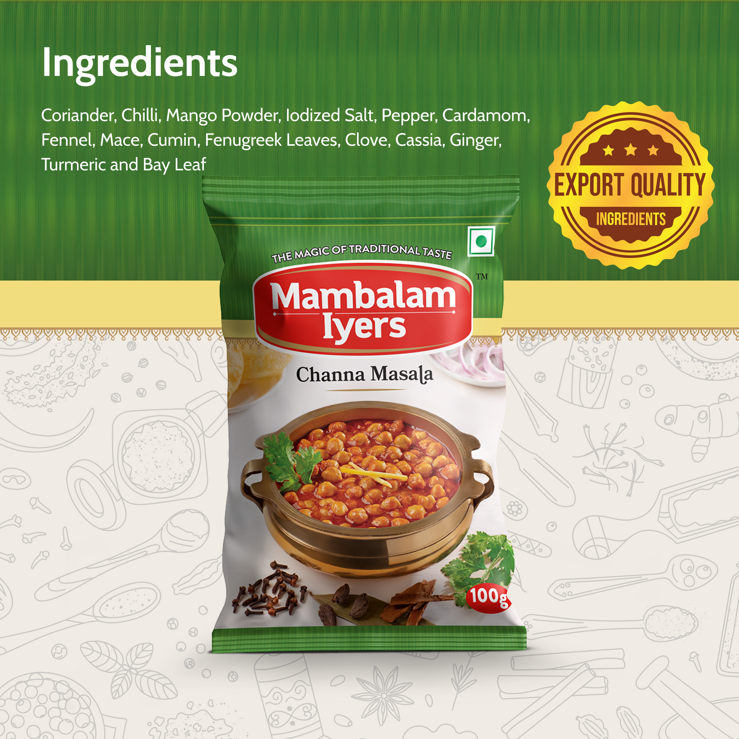 Channa Masala Powder (100 gms)