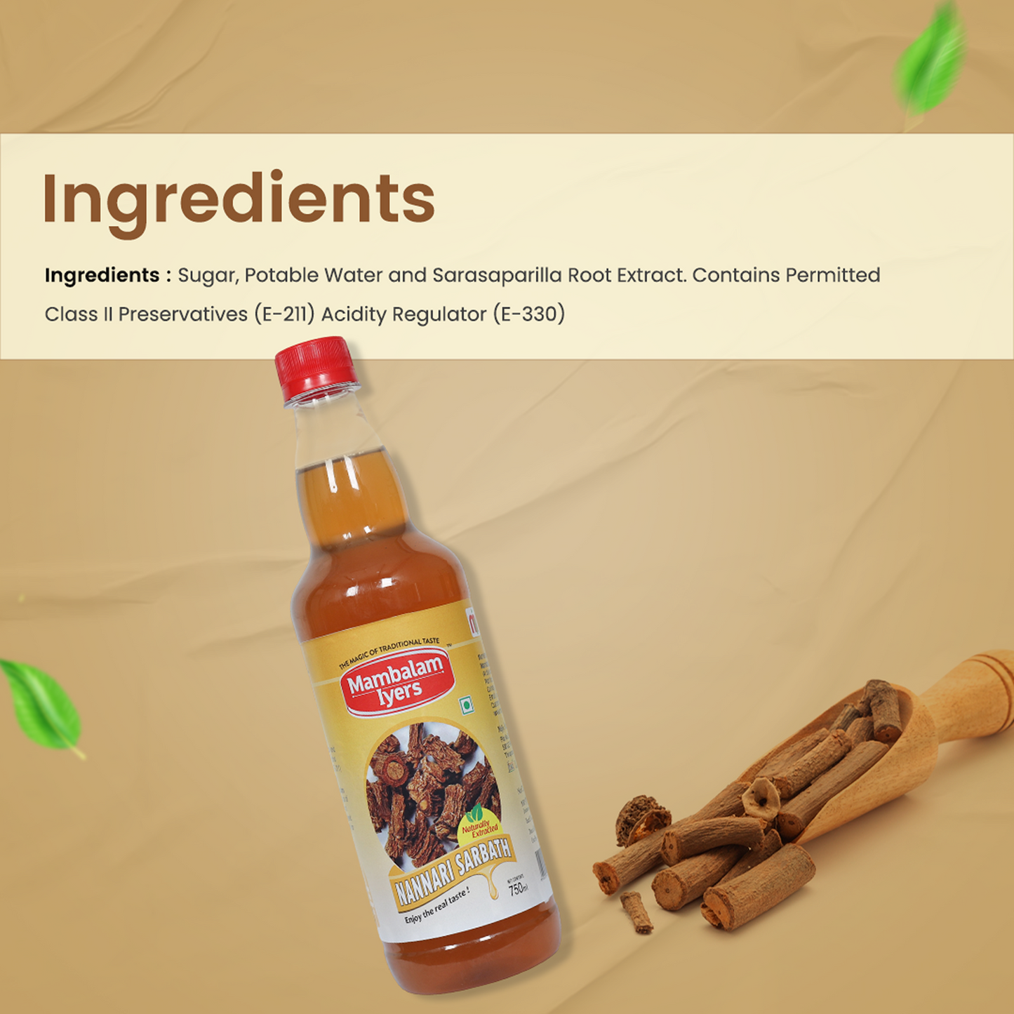 Nannari Sarbath (700 Ml)