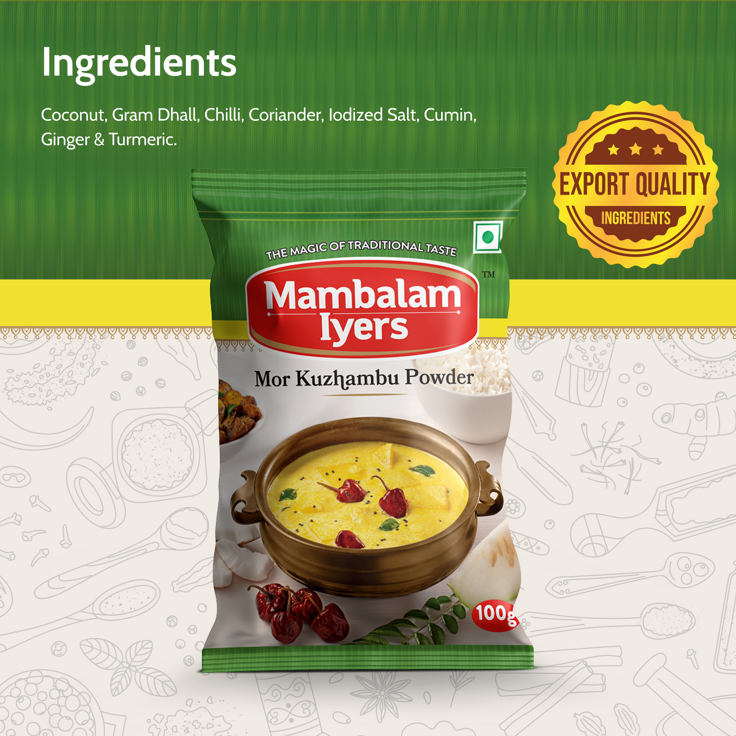 Mor Kuzhambu Powder (100 gms)