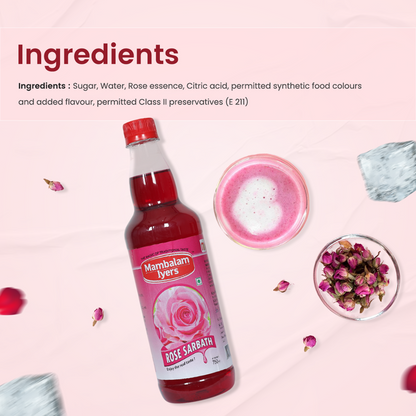 Rose Sarbath (700 Ml)