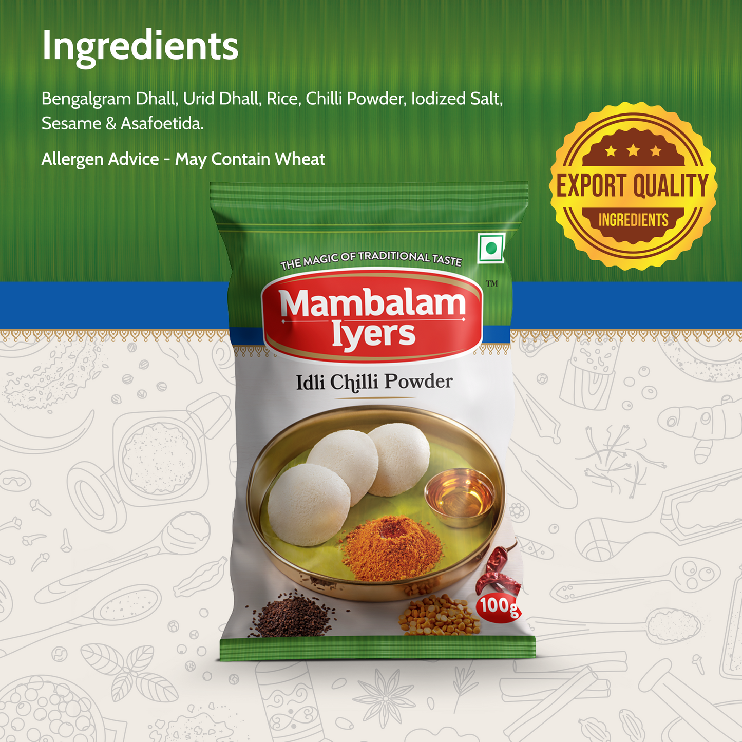Idli Chilli Powder (100 gms)