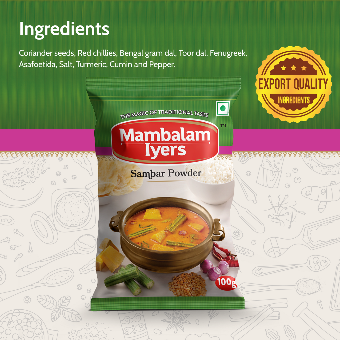 Sambar Powder (100 gms)