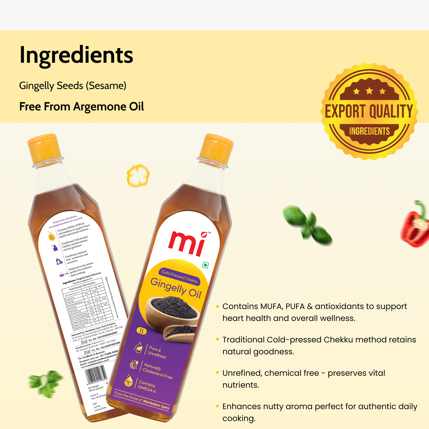 Gingelly Oil