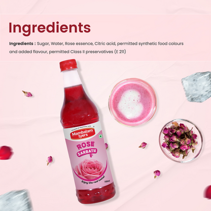 Rose Sarbath (700 Ml)