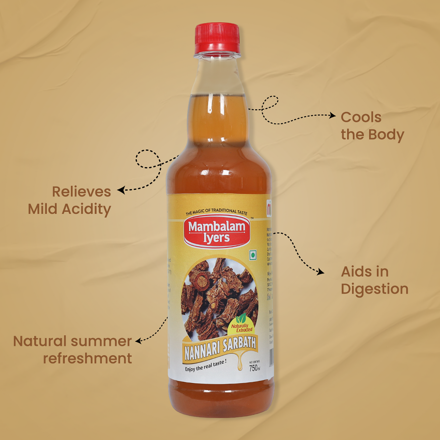 Nannari Sarbath (700 Ml)