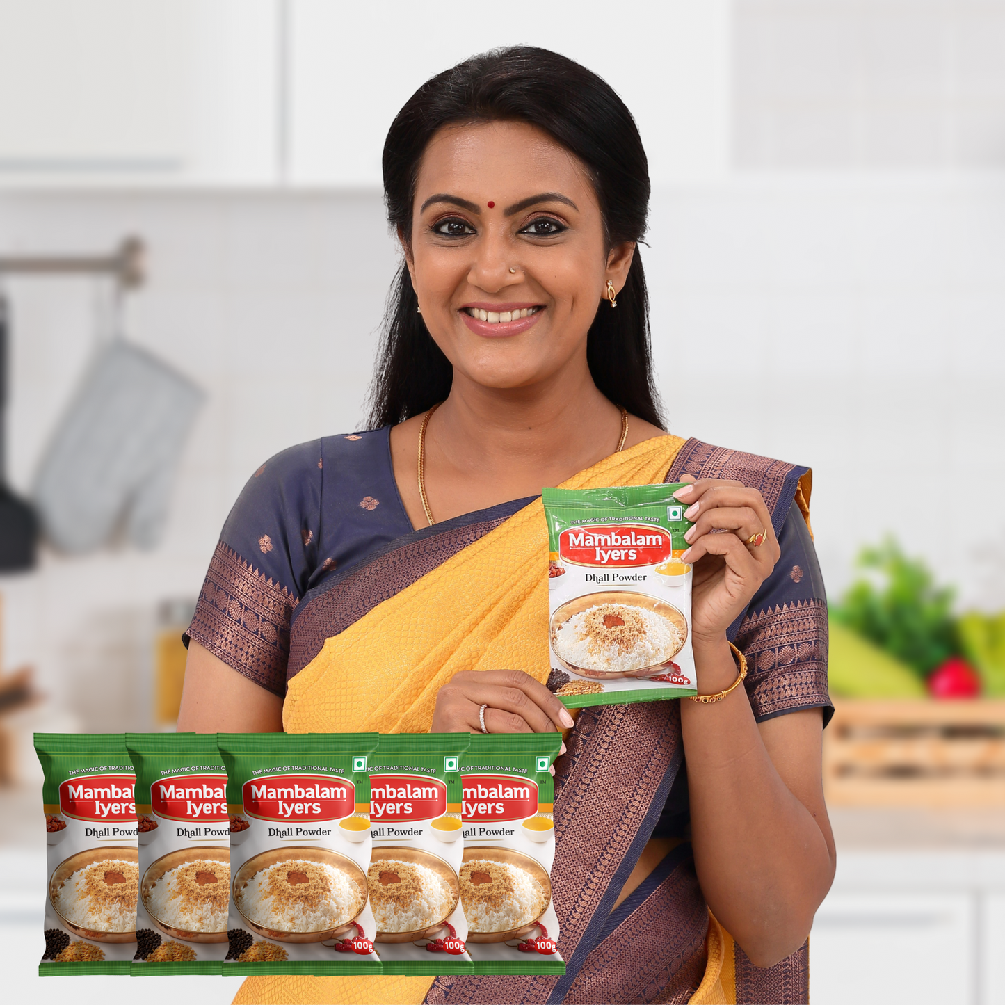 Mambalam Iyers Dhall Powder - Pack of 5 x 100g each