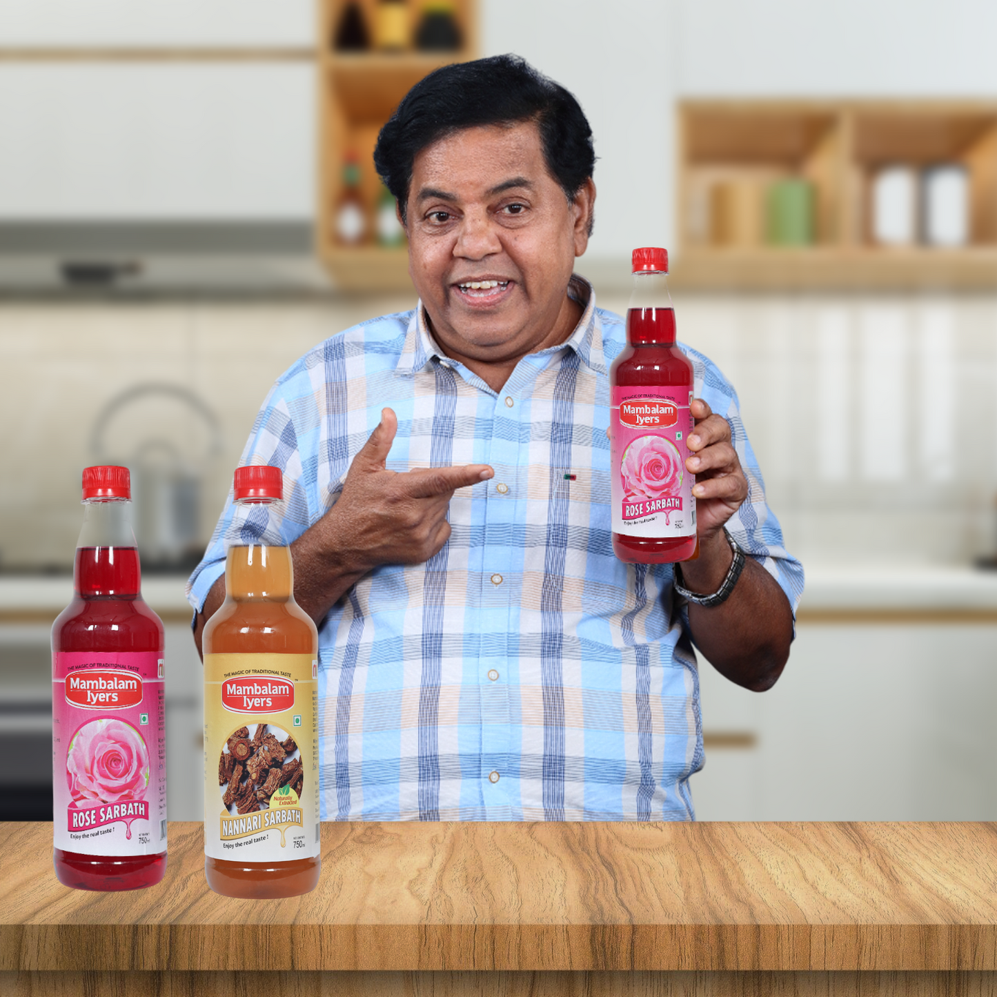 Rose Sarbath (700 Ml) & Nannari Sarbath (700 Ml)