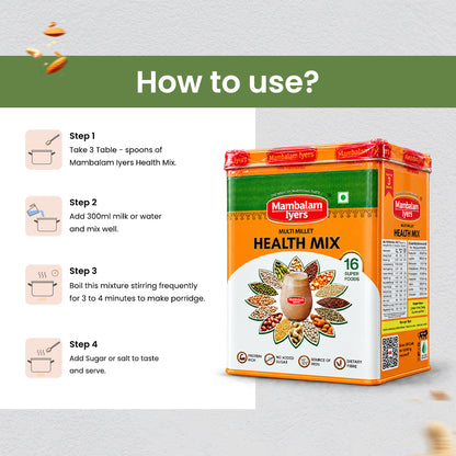 Multi Millet Health Mix - 1kg + 100g EXTRA FREE