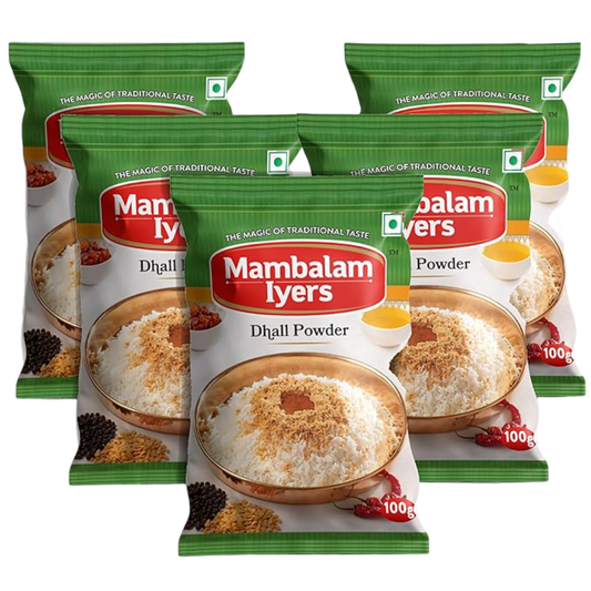 Mambalam Iyers Dhall Powder - Pack of 5 x 100g each