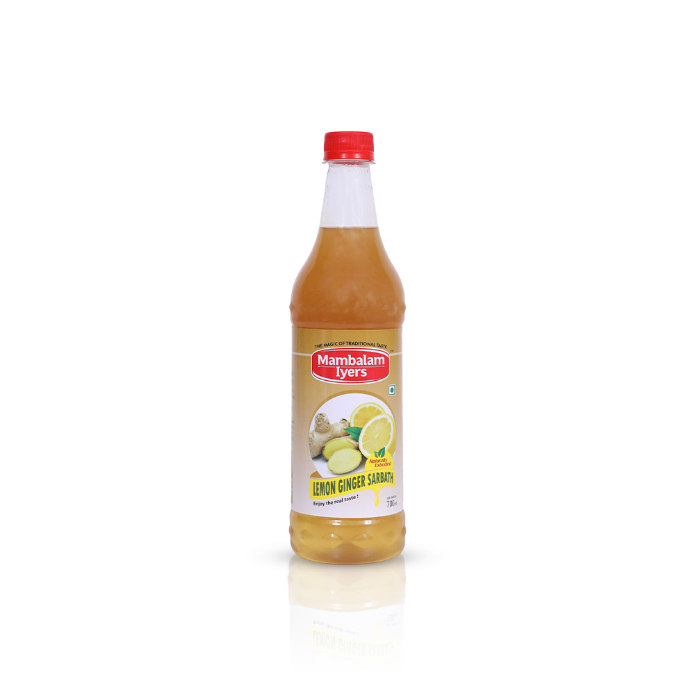 Lemon Ginger Sarbath – Mambalam Iyers Food Products