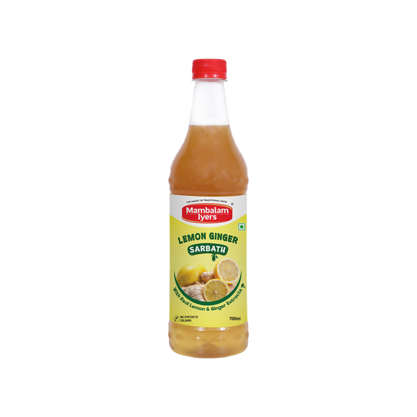 Lemon Ginger Sarbath (700 Ml)
