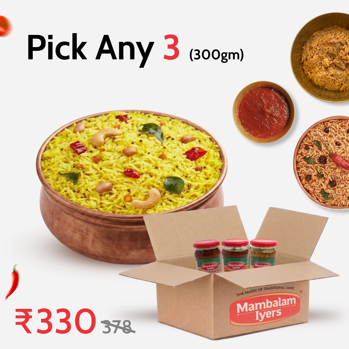 PICK ANY 3 (Rice Mix)